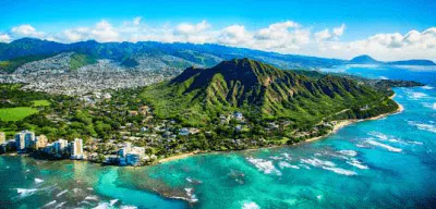 Honolulu coastline for the Hawaii USA VPN location