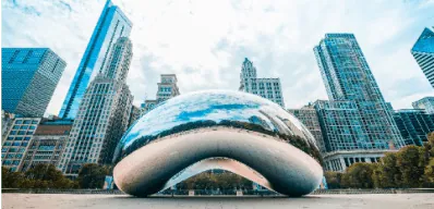 Chicago Cloud Gate for the Illinois USA VPN location