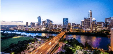 Austin skyline for the Texas USA VPN location